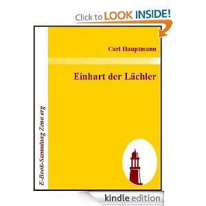   Lächler (German Edition) Carl Hauptmann  Kindle Store