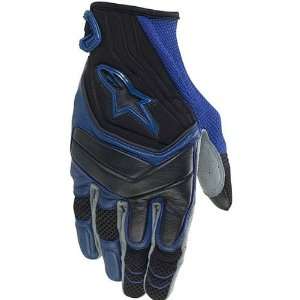 Alpinestars SMX 4 Mens Leather Sports Bike Motorcycle Gloves   Blue 