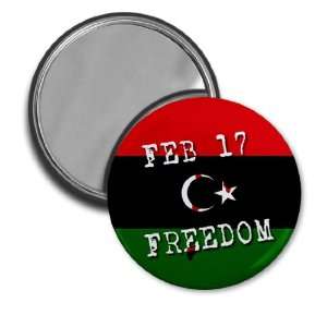  FREEDOM FOR LIBYA FEBRUARY 17 Politics 2.25 inch Glass 