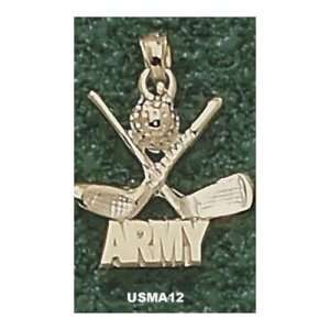   Military Academy Army Clubs Pendant (Gold Plated)