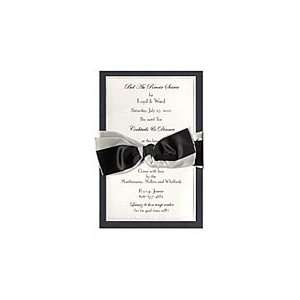   Black Elegance Invitation Wedding Invitations