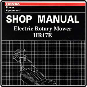 Honda HR17E EPA 17 Lawn Mower Service Repair Manual 61VA9600A  