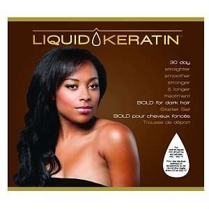 Liquid Keratin 30 Day Straighter Smoother Stronger Bold for Dark Hair 