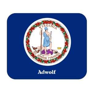  US State Flag   Adwolf, Virginia (VA) Mouse Pad 
