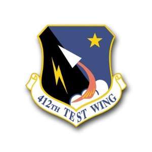  US Air Force 412th Test Wing Decal Sticker 3.8 6 Pack 