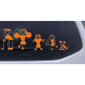 Golfing Dad Stick Family Stick Family Car Window Wall Laptop Decal 