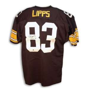  Louis Lipps Pittsburgh Steelers Black Throwback Jersey 