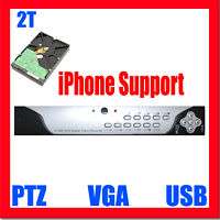 2TB HD 4 CH H.264 DVR SURVEILLANCE SECURITY CCTV SYSTEM  