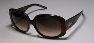 NEW LACOSTE 12655 CUTE 100% UV RAYS PROTECTION BROWN HORN/RED 