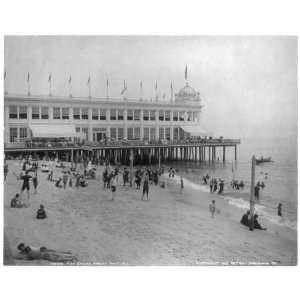   The Casino,Asbury Park,NJ,Monmouth County,c1905,beach
