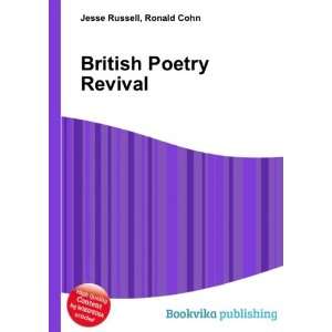  British Poetry Revival Ronald Cohn Jesse Russell Books