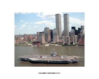 USS John F Kennedy CV 67 Naval Ship Photo Print, USN Navy  