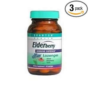  Quantum Health, Elderberry Lozenge, Raspberry, 36 Lozenges 