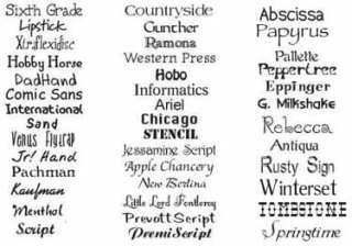 Please choose a font below, or I will use Apple Chancery as shown in 