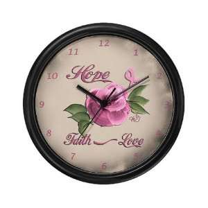  Breast Cancer Awareness Health Wall Clock by  