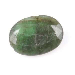   Ct Natural Untreated Green Emerald Oval Shape Loose Gemstone Jewelry