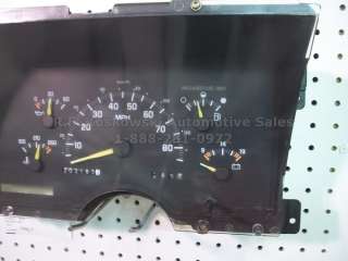   Instrument Cluster Speedometer Gauges Chevy GMC Pickup Truck  
