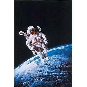 Bruce McCandless   Manned Maneuvering Unit Space Walk Poster  