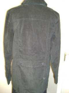 Denim & Co Uncut Corduroy Barn Jacket w/Front Pocket S  