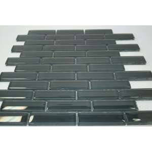    Slate Grey Glass Tile (Price per piece, 1 piece  .875 square feet