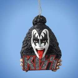 Kurt Adler Kiss Band Christmas Ornament Demon Head ROCK  