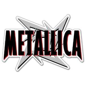 Metallica music car bumper sticker 6 x 4