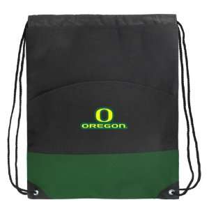  University of Oregon Drawstring Bag Backpack Green UO 