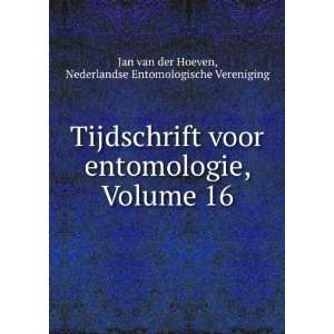   16 Nederlandse Entomologische Vereniging Jan van der Hoeven Books
