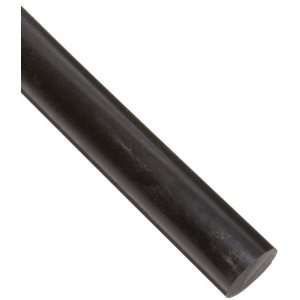 Polyurethane Rod, 60A Durometer, ASTM D 624, Black, 3 OD, 36 Length 