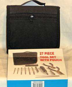 New 27 Piece Tool Set with Pouch Precision Metric Tools  