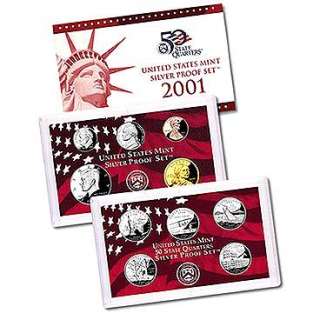 2001 US Mint Silver Proof Set  