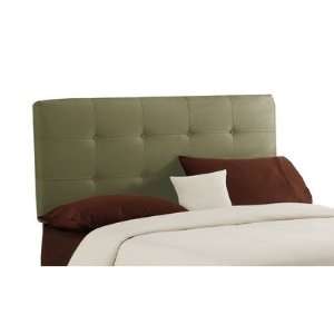   Furniture 790 (Sage) Double Button Tufted Headboard in Sage Size Twin