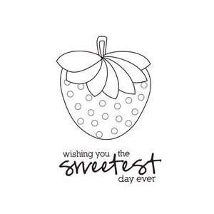 Sweetest Day Itty Bitty Red Rubber Stamp (Unity Stamp Company) (2 Pack 