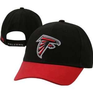  Atlanta Falcons Black/Red Youth Adjustable Logo Hat 