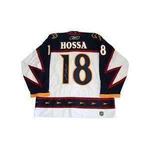  Marian Hossa Atlanta Thrashers Autographed Pro NHL Ice 