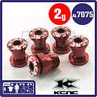 KCNC Chainring Crank Bolt Screws Campagnolo Campy Red