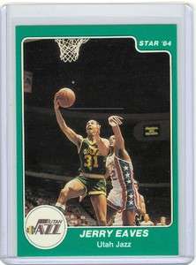 1983 84 Star #139 JERRY EAVES Jazz Louisville Rookie Nrmt+  