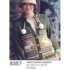 Sirdar Knitting Patterns 8357 Nova Super Chunky 