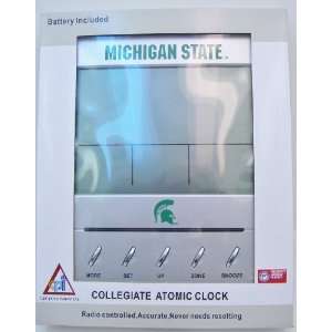   STATE SPARTANS Collegiate Digital Atomic Clock