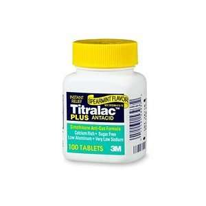 Titralac Plus, Antacid & Anti Gas Relief, Tablets 100ct  