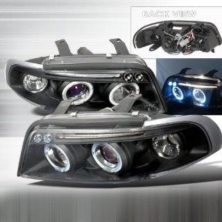  97 97 98 99 Audi A4 Halo Projector Headlights   Black 