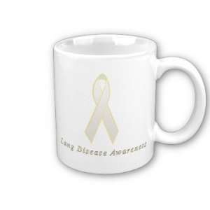 Lung Disease Awareness Ribbon Coffee Mug