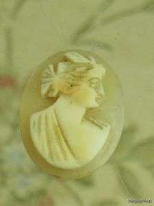 ANTIQUE HAND CARVED CONCH SHELL CAMEO  