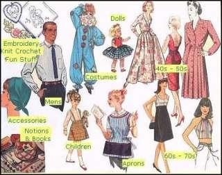 original vintage sewing patterns, fabric items in Hotchpotch Sewing 