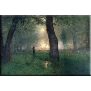   Brook 16x11 Streched Canvas Art by Inness, George