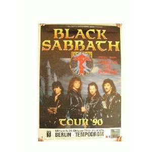   Black Sabbath Concert Tour Poster Tommi Iommi German 