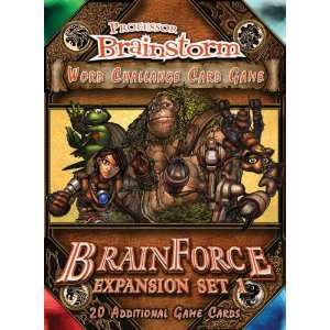  Professor Brainstorm Word Challenge Card Game BrainForce 