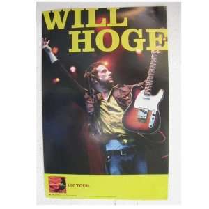 Will Hoge Poster 2 Sided Great Concert Shot 