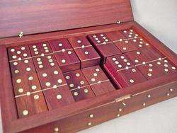 1960s Mexican William Spratling Rosewood Sterling Silver Domino Set 