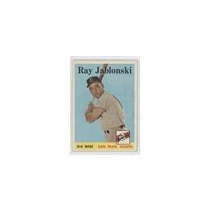  1958 Topps #362   Ray Jablonski Sports Collectibles